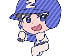 좀비고 야구부 키링 도안(마용규)