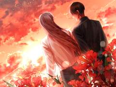 일러스트 커미션 샘플