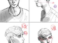 얼굴 크로키 2022.7.2