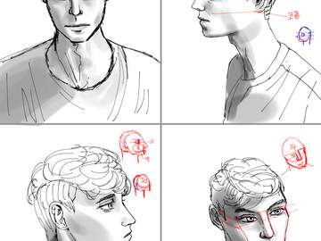 얼굴 크로키 2022.7.2