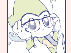 안경이 벗겨지는 클리셰 발동?