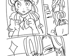 안경이 벗겨지는 클리셰 발동?