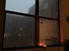 방갈로바, 비 내리는 날