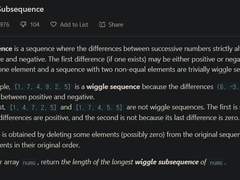 [2022.07.03] 376. Wiggle Subsequence