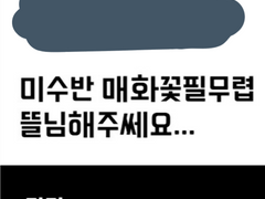 뜰님꽃필무렵 매화 (..?)