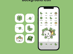 [아이콘 무료 공유] 클로버 꾸미기 아이콘 + 배경화면