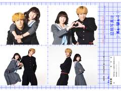 証明写真は、♡Ka-Wa-i♡ 인생네컷 프레임