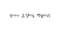 [란레키] 란가가 고양이로 변했다?!