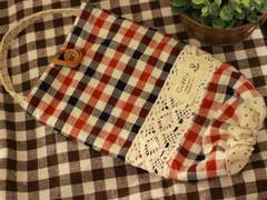 핸드메이드 비닐봉지 정리함 (체크)