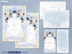 굿즈 커미션. 청첩장/봉투/티켓