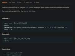 [2022.07.05] 128. Longest Consecutive Sequence