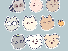 세봉이들 먼지 키링도안