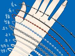 [브러쉬] 진주,은,청,홍,흑 줄. 9종