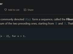 [2022.07.06] 509. Fibonacci Number