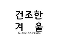 건조한 겨울, 아스러지는 청춘과 아포칼립스