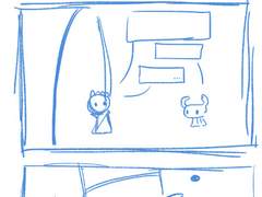 할나 기반 OC 안테 만화 러프