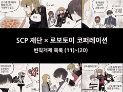 SCP재단 × 롭톰 등장 변칙개체 목록 11~20
