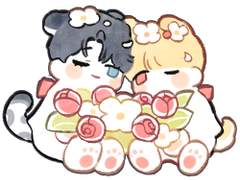 [데못죽 스티커 도안] 몽실몽실 데못죽 친구들