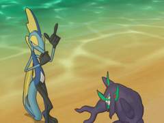 [포케마스] 바다의 집에서 라이벌 대결! 5