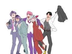 자기들끼리는 사이좋은 범천 술 마셔