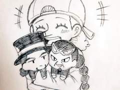 루치 재브라 인형 안고 있는 카쿠