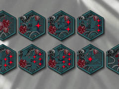 마기카로기아 석류&뱀 테마 다이스 토큰 세트