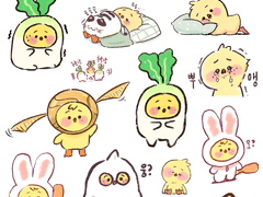 뿅아리 ㅇㅇㅇ 스티커