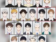 [하이큐] 이타치야마 증명사진 도안 (배포중단)