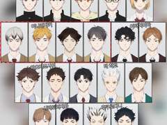 [하이큐] 이나리자키 증명사진 도안 (배포중단)