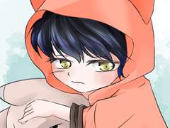 문대 SD _ 여우 잠옷 스파인(애니메이션) 작업 중