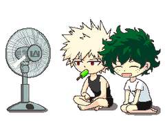 캇데쿠 아가들 더워...