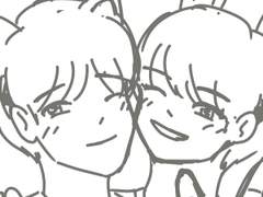 늑대랑 토끼가 머리띠로 역할 바꿔보는