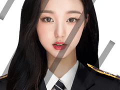 아이브 원영 증명사진 증사 도안