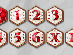 마기카로기아 루비&시계 테마 다이스 토큰