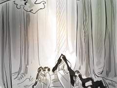 멀리서 보면 희극이지만 가까이서 보면 비극이었다.