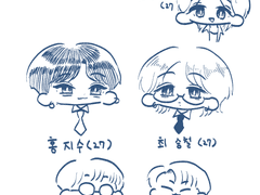 홍쿱 리맨 패러디 ⚠︎︎키스신이 있어요