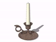 [스케치업 배경 무료배포] 손잡이 촛대