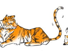 꼬마여우 낙서🐯🦊