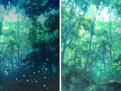 밤 색상 보정 오토액션