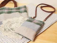 핸드메이드 패치워크 스마트폰 가방