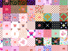 웹툰과 일러스트를 위한 아기자기 상큼달콤 의상패턴 25종 +바리에이션