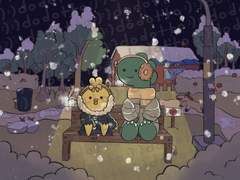 겨울공원 산책-아이패드용