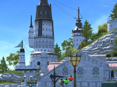 바다가 보이는 안갯빛 마을