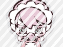 애기 산즈 키링 도안