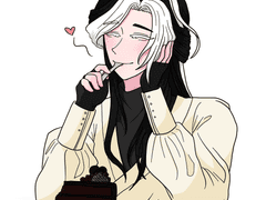 11) 최애캐가 무언가를 먹고있는 것을 그리기