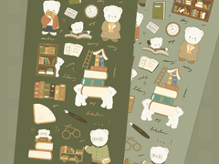Bear’s Library / 굿노트 스티커