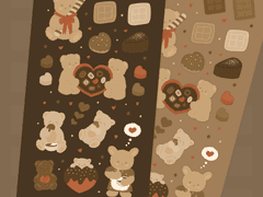 Chocolate Love / 굿노트 다꾸 스티커