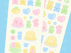 Jelly Bears / 굿노트 다꾸 스티커