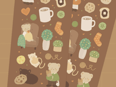 Cozy Days / 굿노트 다꾸 스티커