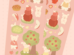 Apple Picnic / 굿노트 다꾸 스티커